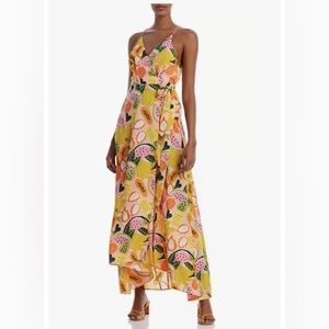 Light weight wrap dress by Aqua! Super cute fruit print for the Summer months!